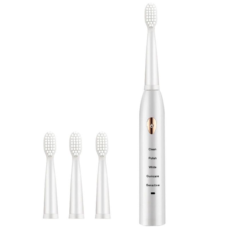 Soft - bristle Toothbrush Oral Irrigator Rechargeable Automatic Ultrasonic Wave - Amazitshop