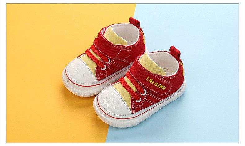 Soft - soled Toddler Shoes For Boys And Toddlers Baby Canvas Non - slip Shoes - Amazitshop