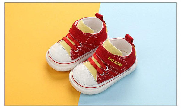 Soft - soled Toddler Shoes For Boys And Toddlers Baby Canvas Non - slip Shoes - Amazitshop