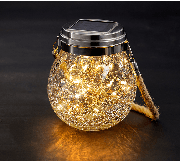 Solar Garden Light Outdoor Waterproof Hanging Light Balcony Garden Yard - Amazitshop