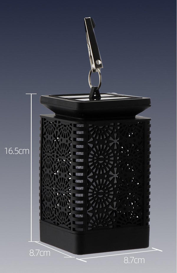 Solar Lawn Light Retro Patio Ambiance Light Balcony Layout Landscape Outdoor Flame Light Nightlight Garden Light - Amazitshop