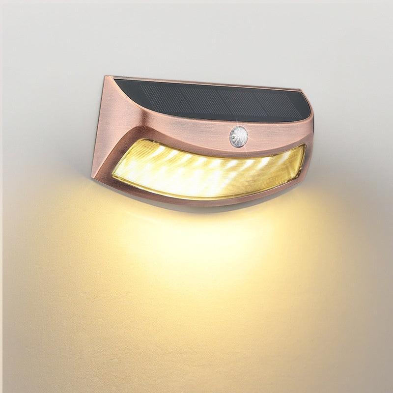 Solar Outdoor Retro Decorative Courtyard Villa Garden Wall Lighting Wall Lamp - Amazitshop