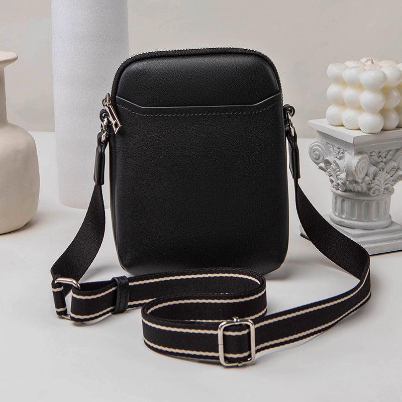 Solid Color Simple Mobile Phone Bags Small Crossbody Shoulder Bag For Women - Amazitshop