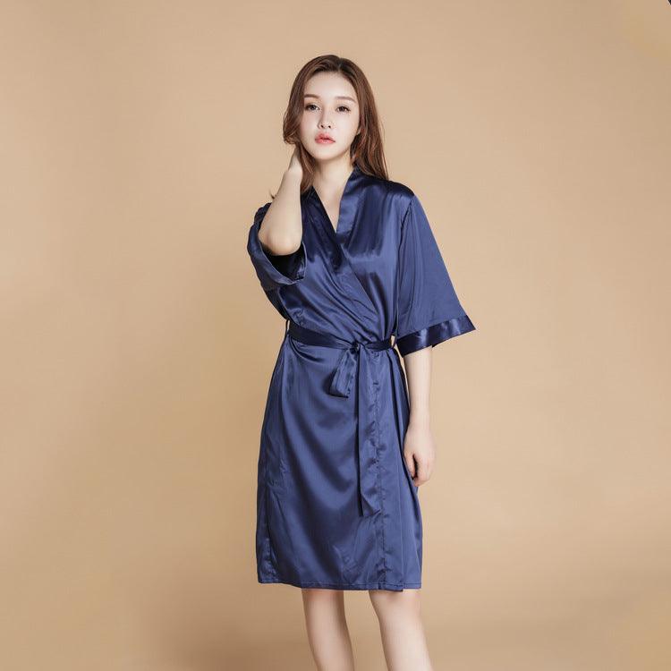 Solid silk pajamas - Amazitshop