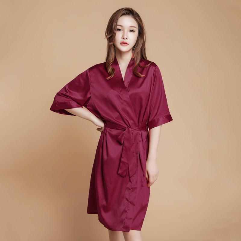 Solid silk pajamas - Amazitshop