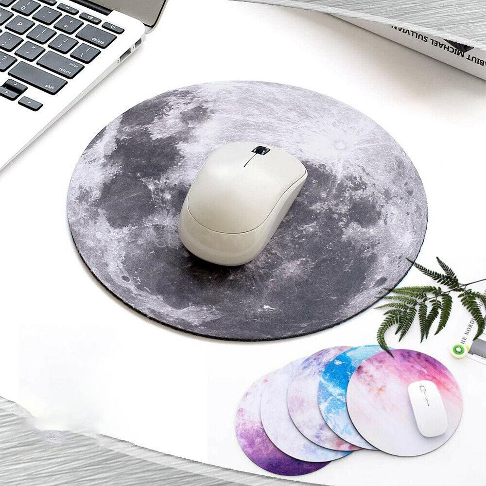 Space Round Mouse Pad PC Gaming Non Slip Mice Mat For Laptop Notebook Computer Gaming Mouse Pad - Amazitshop