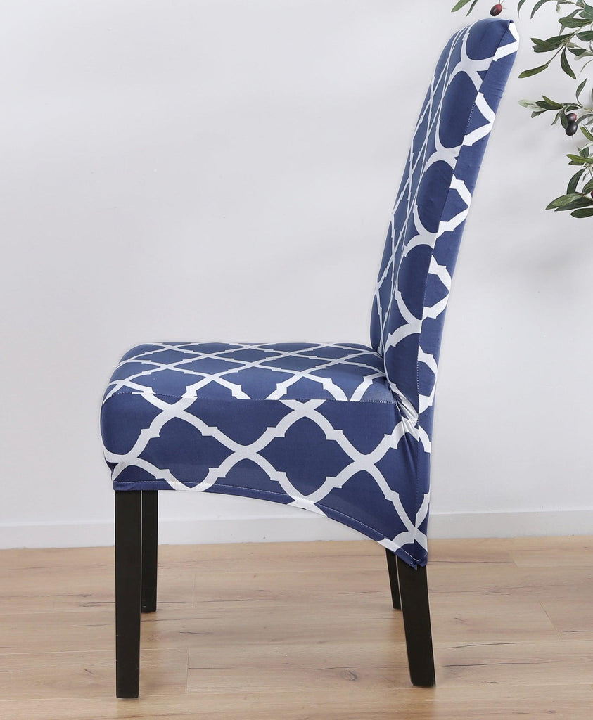 Spandex Chair Covers Printed Stretch Elastic Universal Chair Cover Slipcovers Fitting Chair Protective Covers - Amazitshop