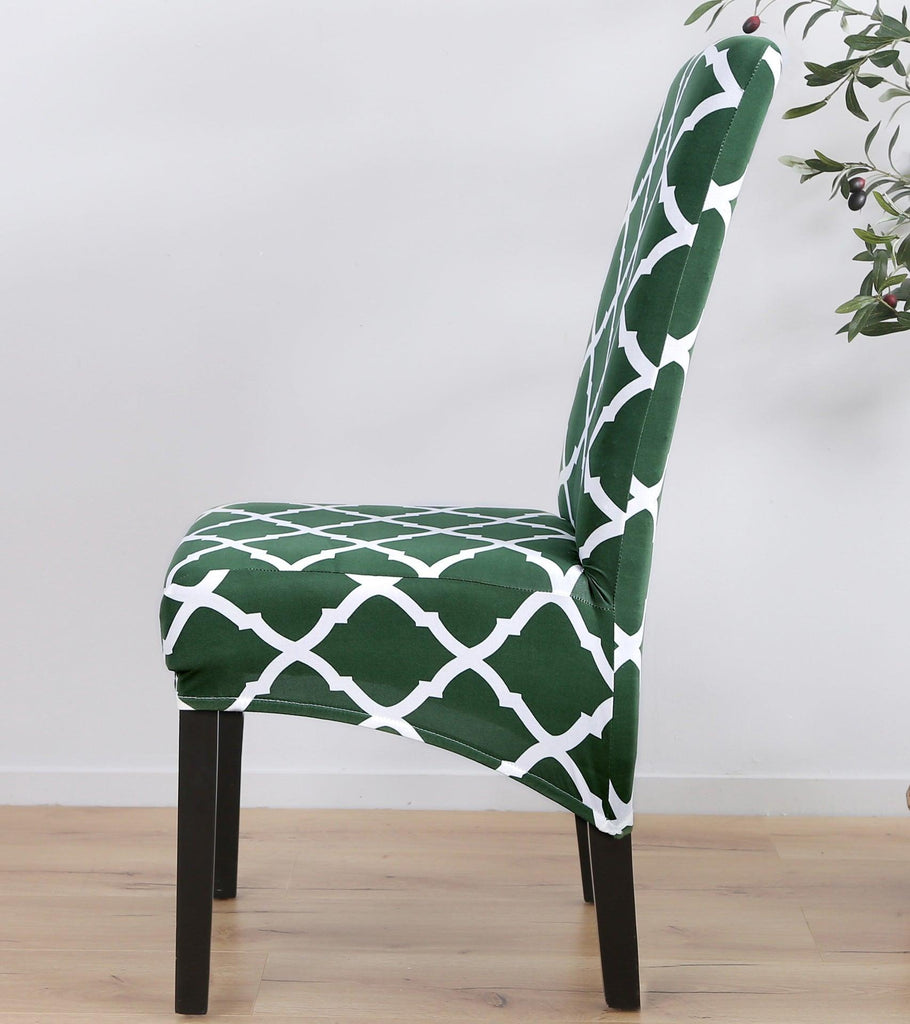 Spandex Chair Covers Printed Stretch Elastic Universal Chair Cover Slipcovers Fitting Chair Protective Covers - Amazitshop