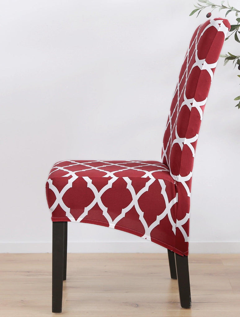 Spandex Chair Covers Printed Stretch Elastic Universal Chair Cover Slipcovers Fitting Chair Protective Covers - Amazitshop