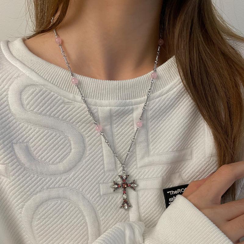 Special - interest Design Personality Cross Necklace For Women - Amazitshop