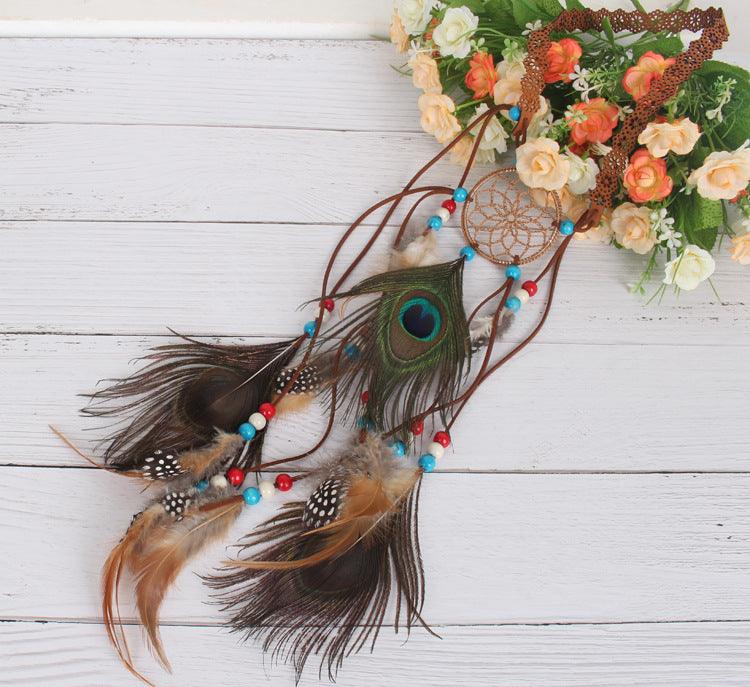 Special Offer New Dream Catcher Feather Headband Hair Accessories - Amazitshop