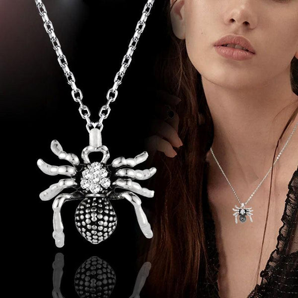 Spider Necklace Women Men Fashion Jewelry - Amazitshop