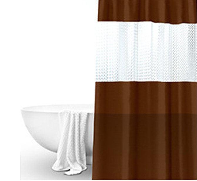 Splicing Translucent Waterproof Mildew Proof Bathroom Bath Shower Partition Curtain - Amazitshop