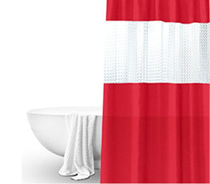 Splicing Translucent Waterproof Mildew Proof Bathroom Bath Shower Partition Curtain - Amazitshop