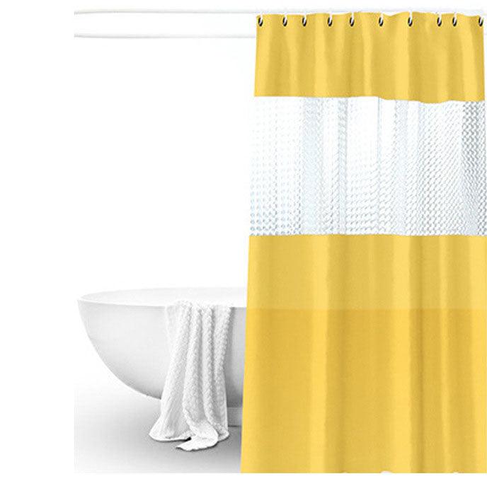 Splicing Translucent Waterproof Mildew Proof Bathroom Bath Shower Partition Curtain - Amazitshop