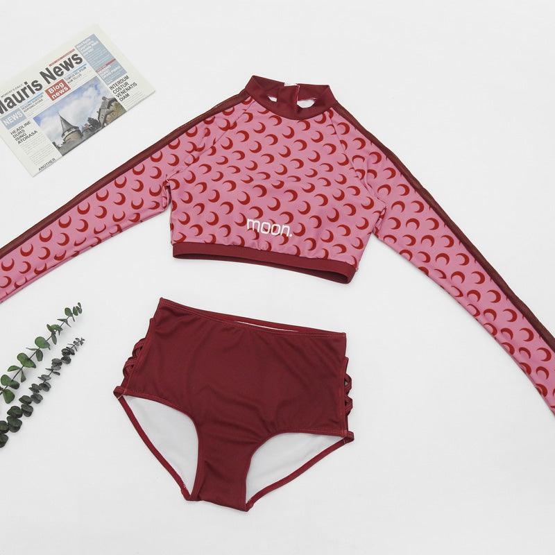 Split two - piece swimsuit - Amazitshop