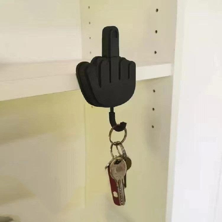 Spoof Middle Finger Desktop Storage Key Hook - Amazitshop
