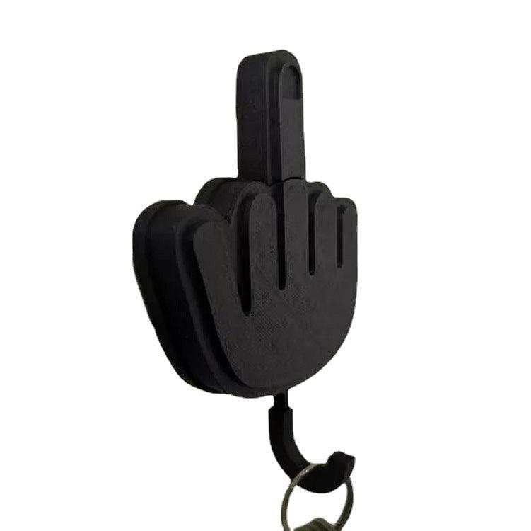Spoof Middle Finger Desktop Storage Key Hook - Amazitshop