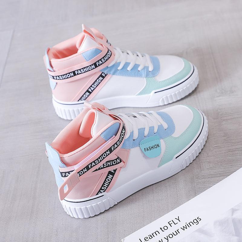 Sport All - match Student Female Whiteboard Shoes - Amazitshop