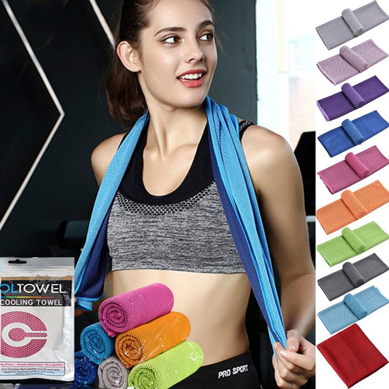 Sports Quick - Drying Cooling Towel Swimming Gym Travel Cycling Gym Club Yoga Sports Cold Feeling Sport Towels To Take Carry Hot - Amazitshop