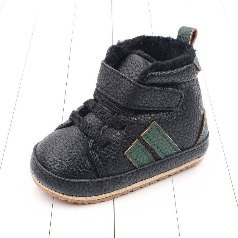 Sports Soft - sole Cotton Shoes High - top Baby Shoes Baby's Shoes - Amazitshop