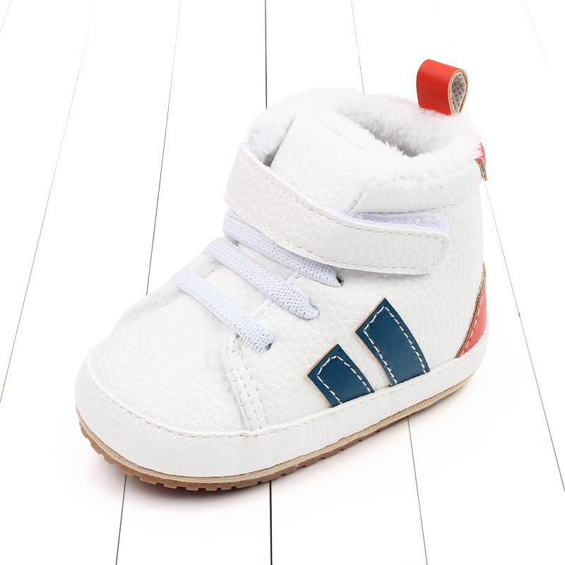 Sports Soft - sole Cotton Shoes High - top Baby Shoes Baby's Shoes - Amazitshop