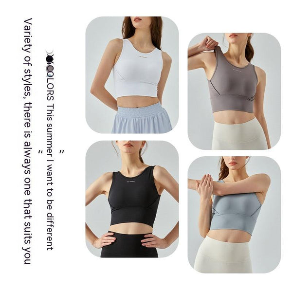 Sports Vest With Chest Pad And Nude Lingerie - Amazitshop