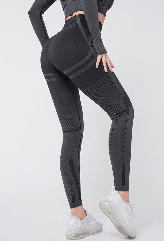 Sports yoga gym pants high waist - Amazitshop