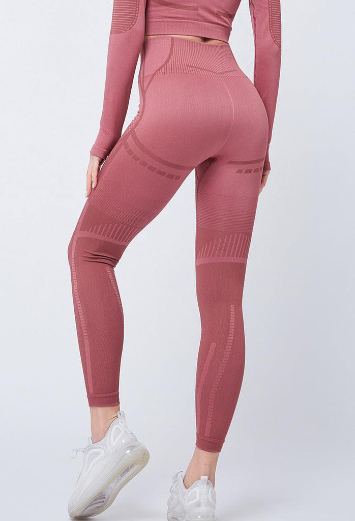 Sports yoga gym pants high waist - Amazitshop