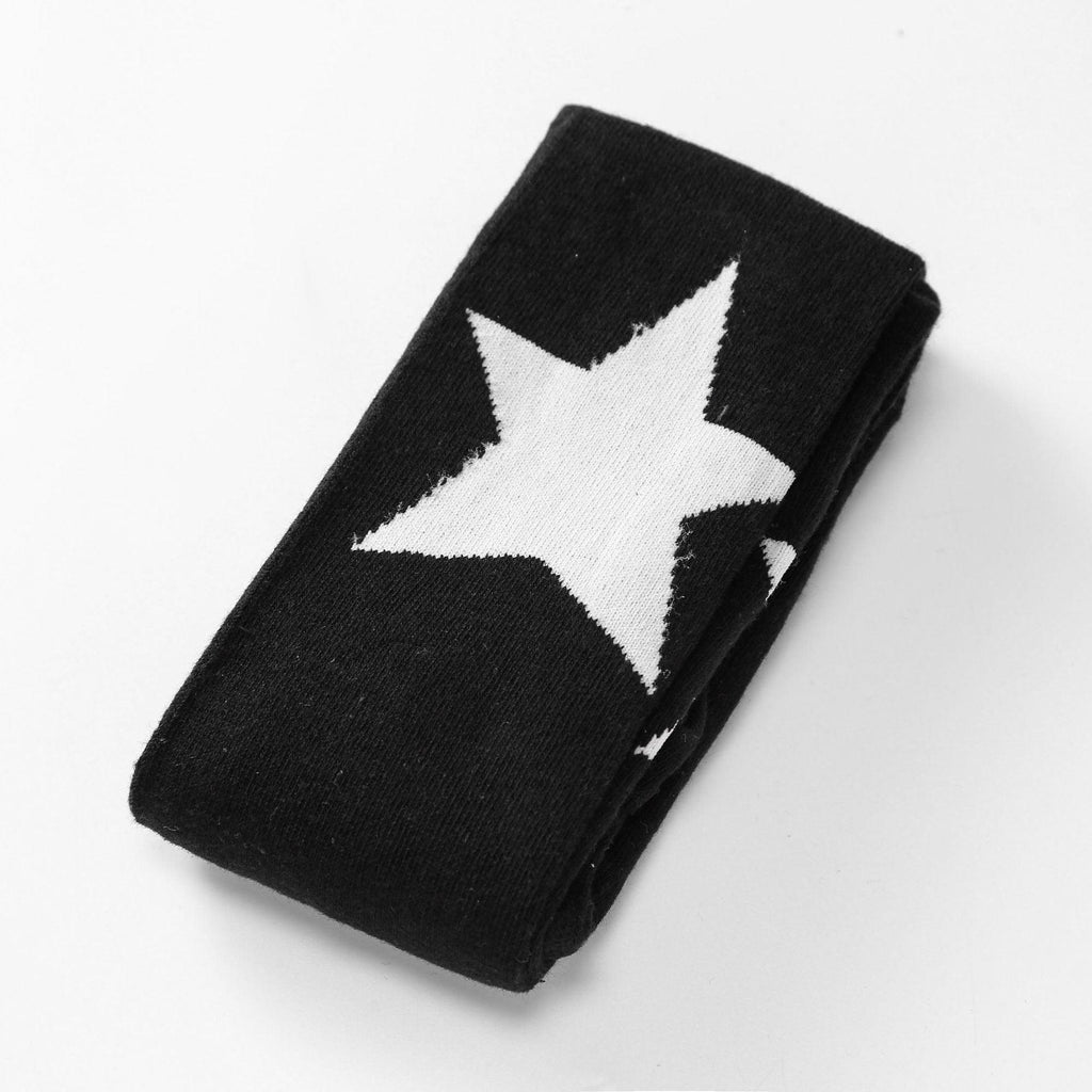 Spring And Autumn New Cotton Five - pointed Star Children Pantyhose Cute Tertiary Color Love Girl Leggings - Amazitshop