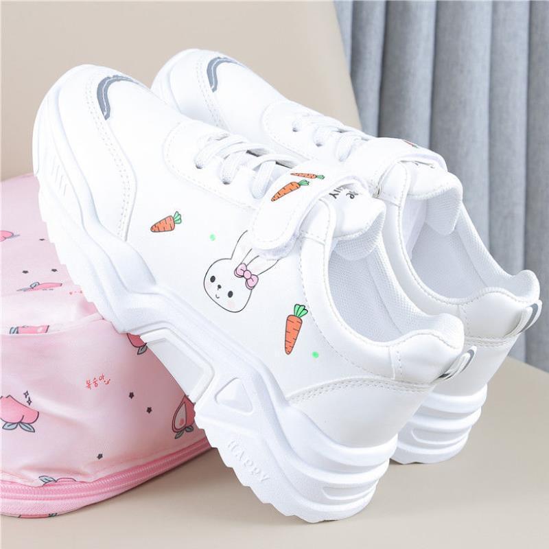 Spring And Autumn Primary School Students Casual All - match Pu Running Shoes - Amazitshop