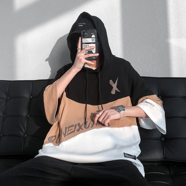 Spring And Summer American Three - quarter Sleeve Weight - catcher T-shirt - Amazitshop