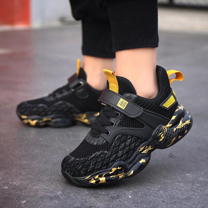 Spring And Summer Mesh Children's Sports Shoes Non - slip Boys Shoes - Amazitshop