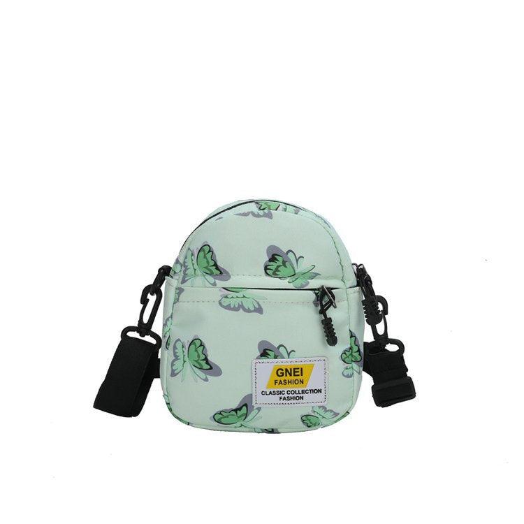 Spring And Summer Women's Bag Fashion Printed Nylon Fabric Travel Out Shoulder Crossbody - Amazitshop