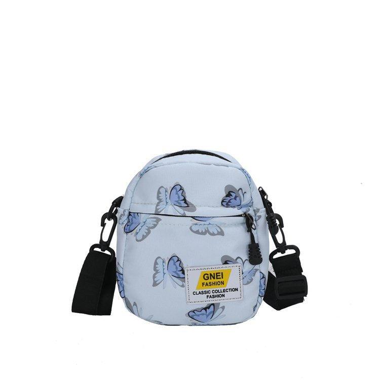 Spring And Summer Women's Bag Fashion Printed Nylon Fabric Travel Out Shoulder Crossbody - Amazitshop