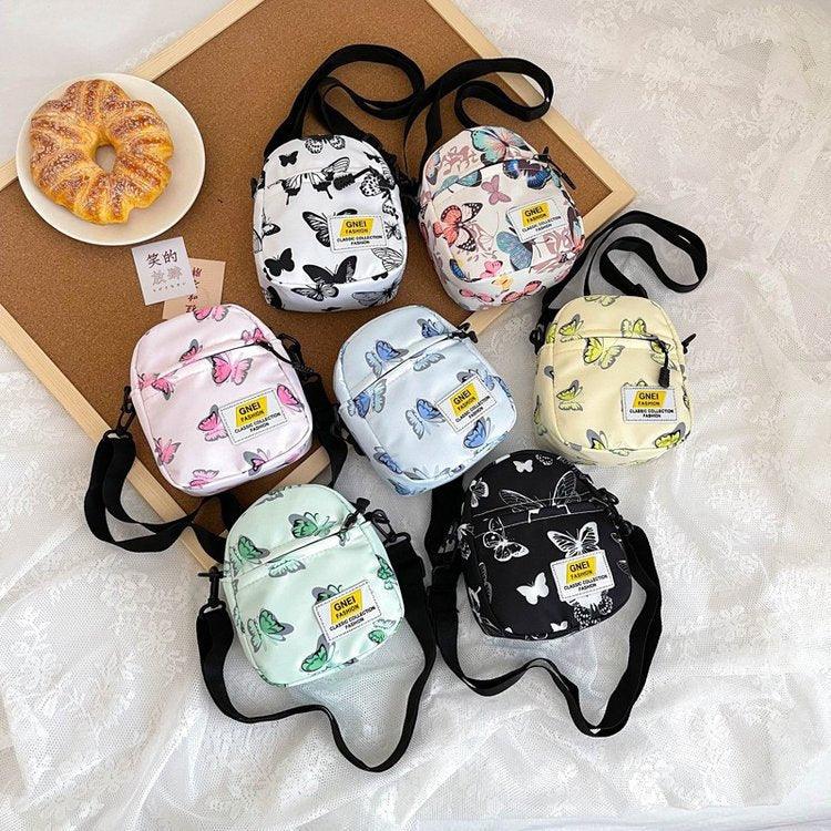 Spring And Summer Women's Bag Fashion Printed Nylon Fabric Travel Out Shoulder Crossbody - Amazitshop