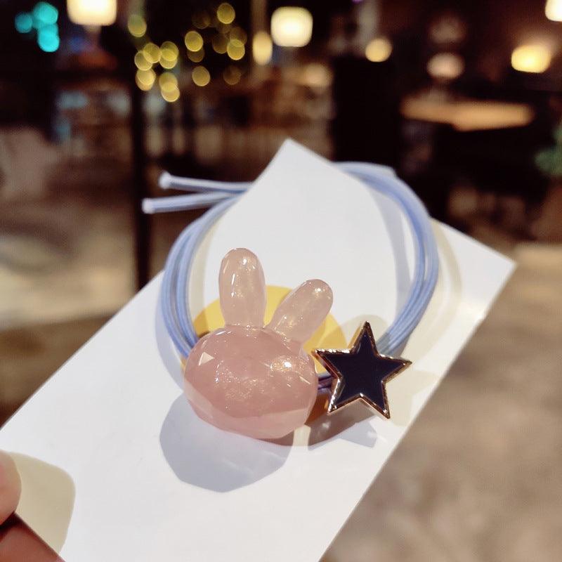 Star tie hair rubber band head jewelry - Amazitshop