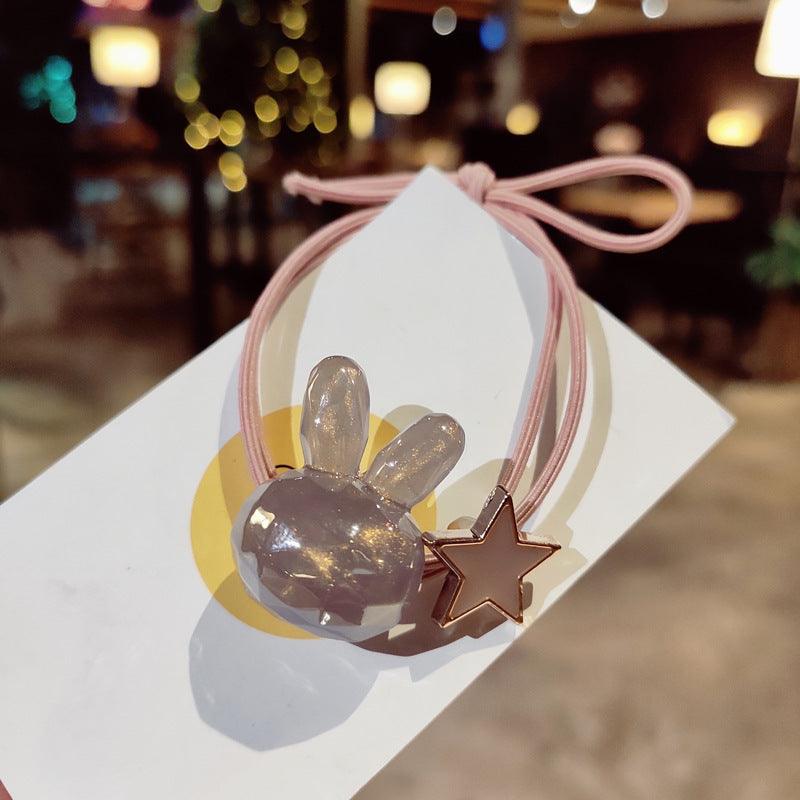 Star tie hair rubber band head jewelry - Amazitshop