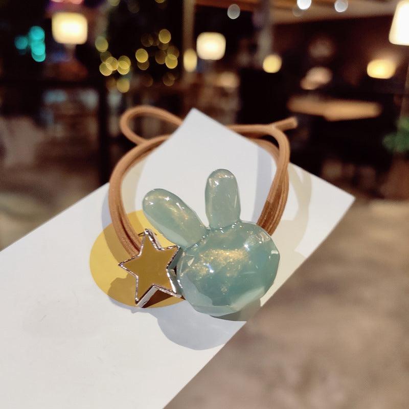 Star tie hair rubber band head jewelry - Amazitshop