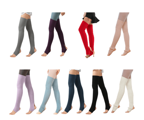 Step over the knee and pile up leg warmers - Amazitshop