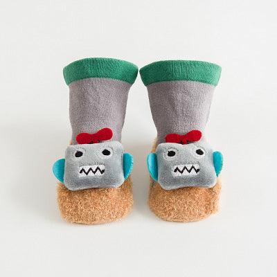Stitching doll socks baby baby floor socks - Amazitshop
