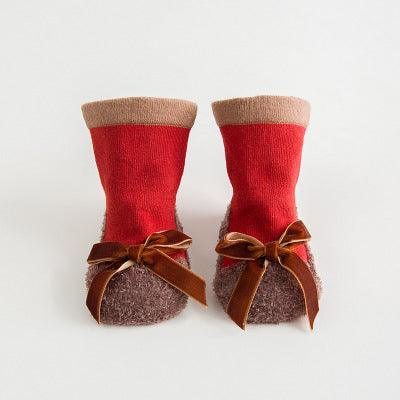 Stitching doll socks baby baby floor socks - Amazitshop