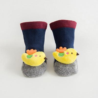 Stitching doll socks baby baby floor socks - Amazitshop