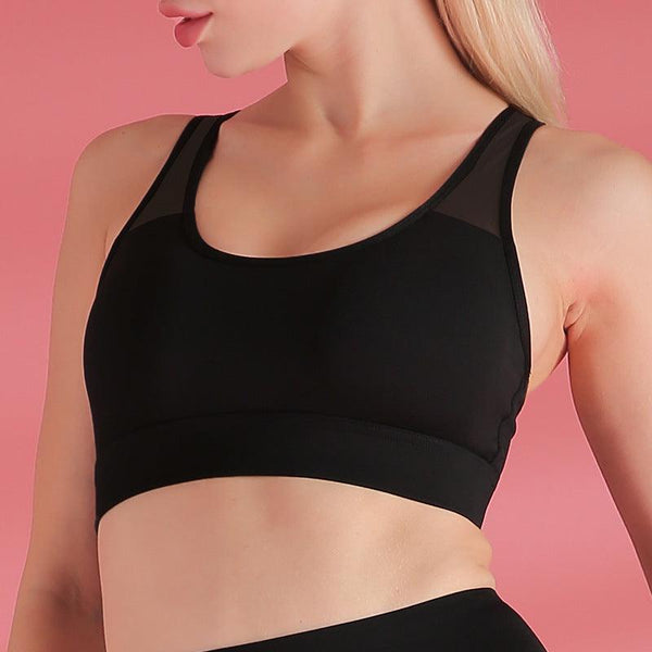 Stitching sports bra and fitness wear - Amazitshop