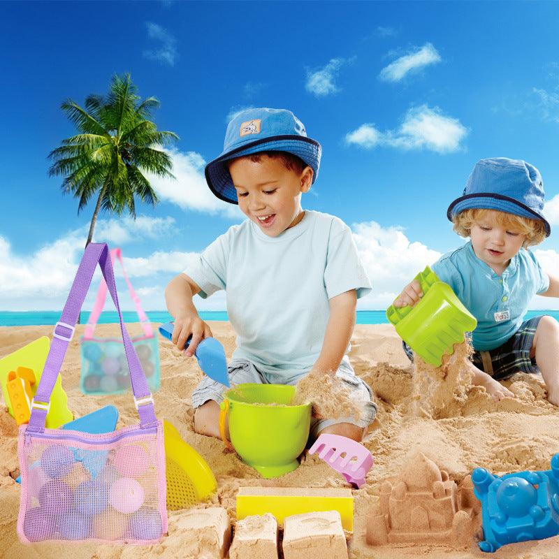 Storage Beach Toy Mesh Bag Kids Shell Collecting Bag Beach Toy - Swimming Accessories Bag Storage Net Toy - Amazitshop