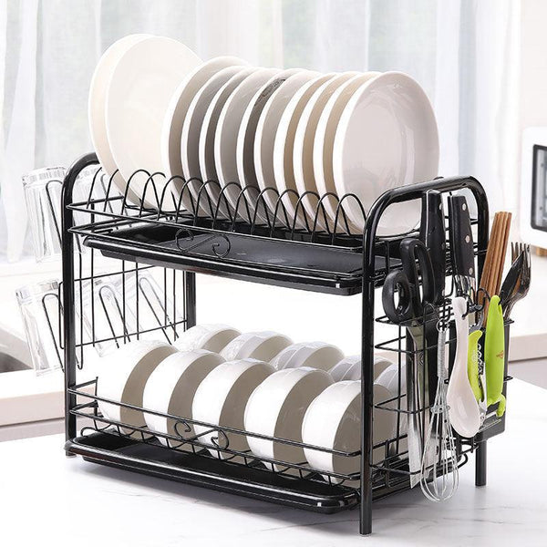 Storage Box Storage Household Bowl Rack Drain Rack - Amazitshop
