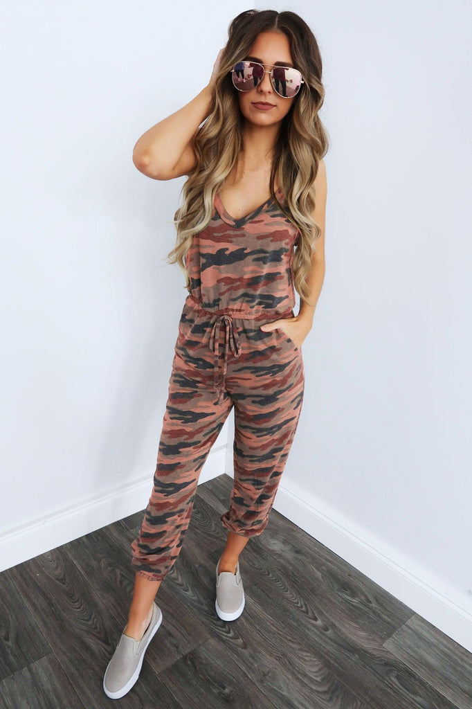 Strappy slim jumpsuit - Amazitshop