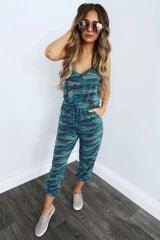Strappy slim jumpsuit - Amazitshop