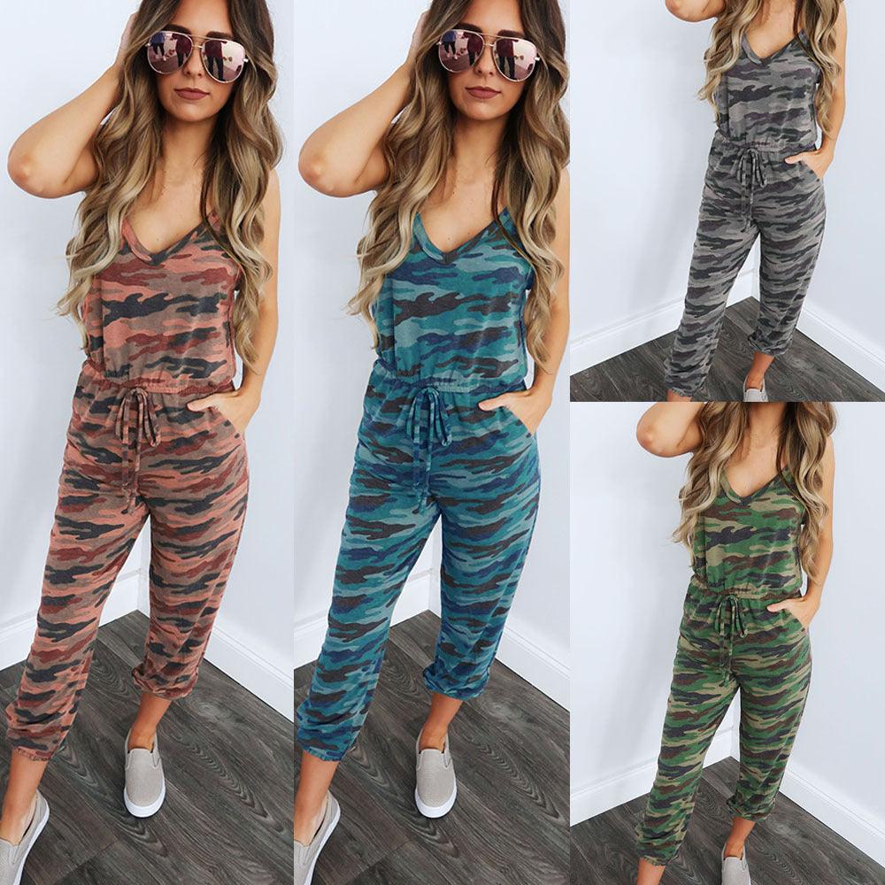Strappy slim jumpsuit - Amazitshop