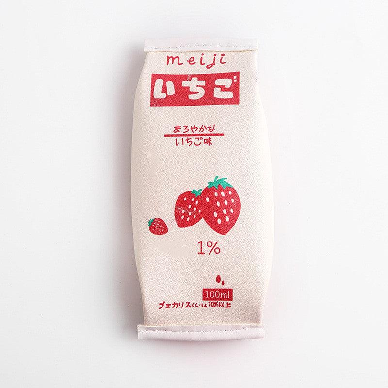 Strawberry milk pencil case - Amazitshop